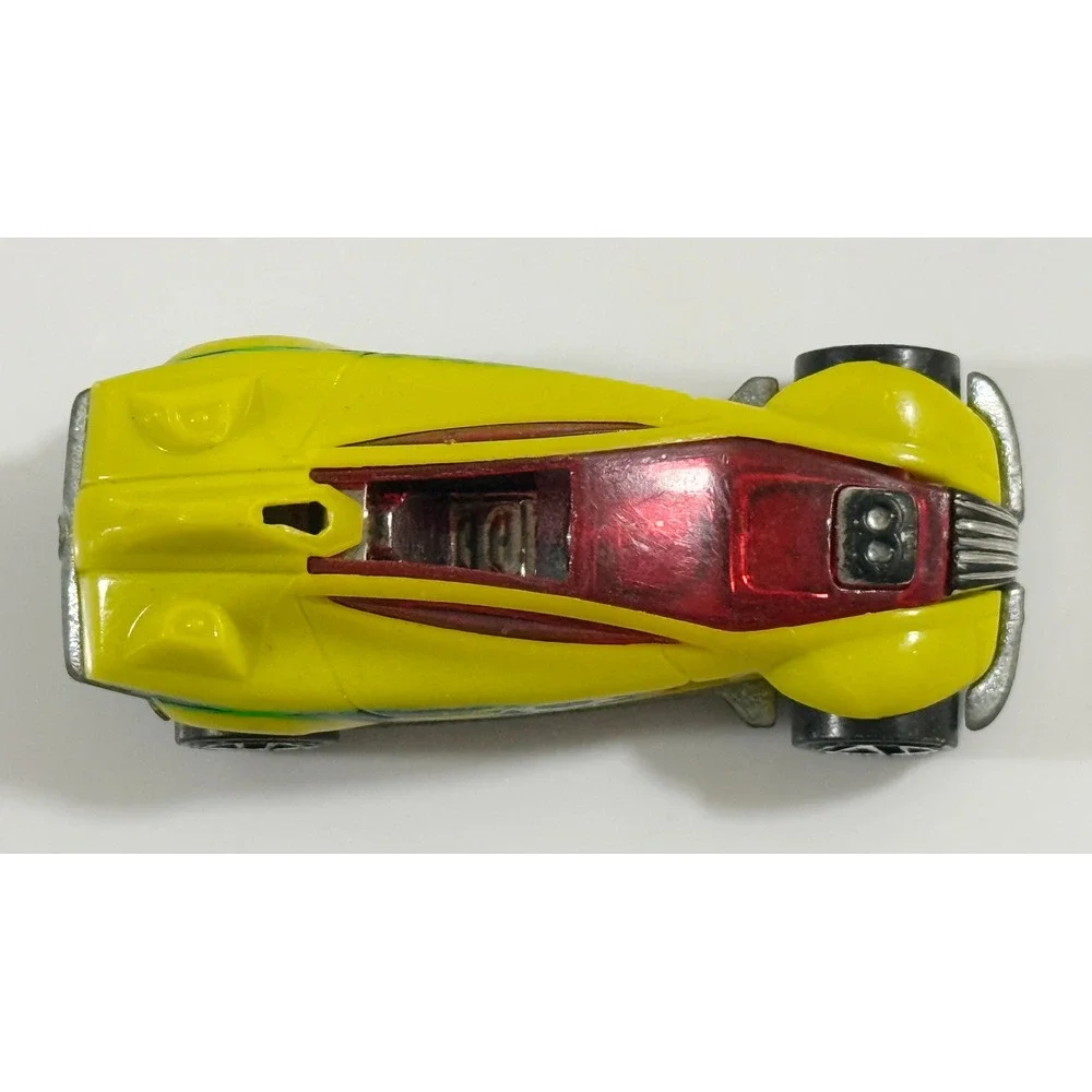 Hot Wheels Accelium Toy Car Kids 1:64 Yellow Diecast Racing Vehicle